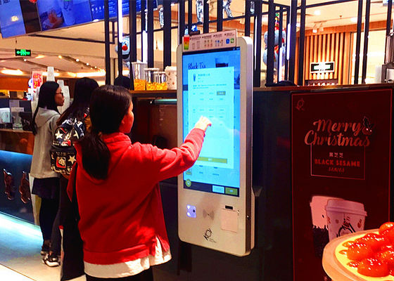 الصين الطابق الدائمة كشك الشاشة التفاعلية ، الكل في واحد كشك لمراكز التسوق المزود