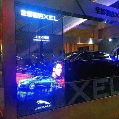 الصين شاشة عالية الدقة HD LED شفافة الترا سليم للمباني التجارية المزود