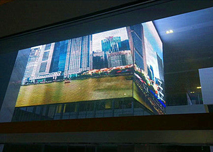 الصين شاشة LED عالية الوضوح شفافة معلقة / تكديس التثبيت للمحطات المزود