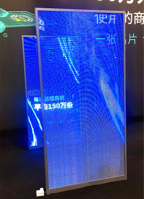الصين شاشة LED شفافة خفيفة الوزن سهلة التركيب علامات LED قائمة بذاتها المزود