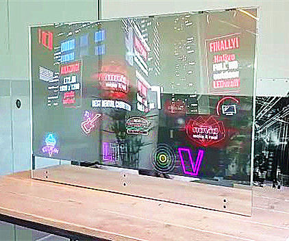 الصين شاشة لمس تكاثفية OLED مقاس 55 بوصة وشاشة OLED ذات طابع خفيف المزود
