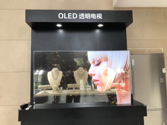 الصين شاشة OLED شفافة وخفيفة الوزن مع حافظة زجاجية مرتفعة المزود