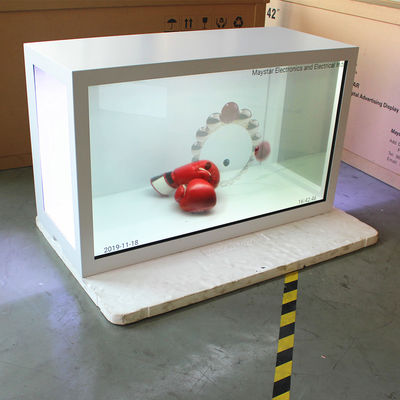 الصين شاشة LCD عالية الدقة شفافة مع إطار سبائك الألومنيوم المزود