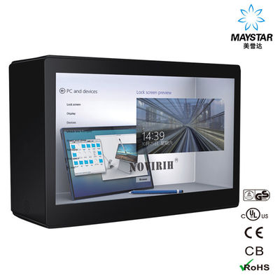 الصين معرض السيارات شفافة LCD عرض ، انظر من خلال لوحة LCD المضادة للإشعاع المزود