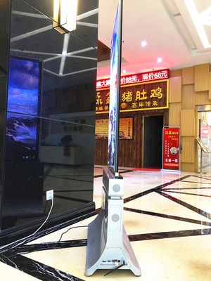 الصين لوحة إعلانات شفافة من الزجاج ، شاشة OLED واضحة تعمل باللمس المزود