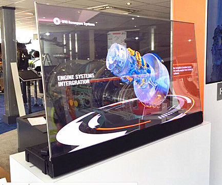 Maystar شاشة OLED شفافة 3840 * 2160 دقة رؤية من خلال شاشة تعمل باللمس المزود